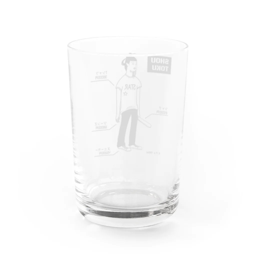 すとろべりーガムFactoryの聖徳太子 ショップの専属モデル Water Glass :back