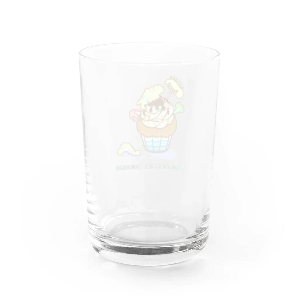 角竜堂のカンブリア紀カップケーキ Water Glass :back