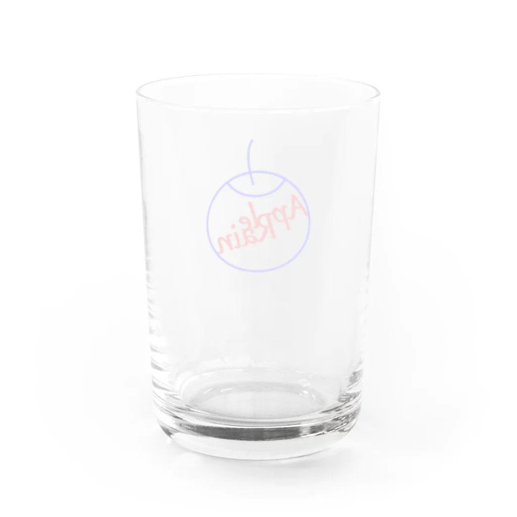 AppleRainのAppleRainロゴグラス Water Glass :back