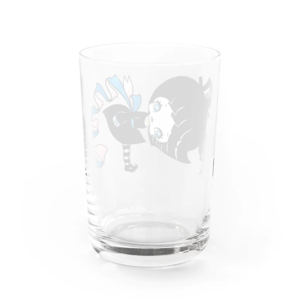 ShikaNiwa.Sandy.Jido.S.Alice.Ori.S.のwitch & cat Water Glass :back