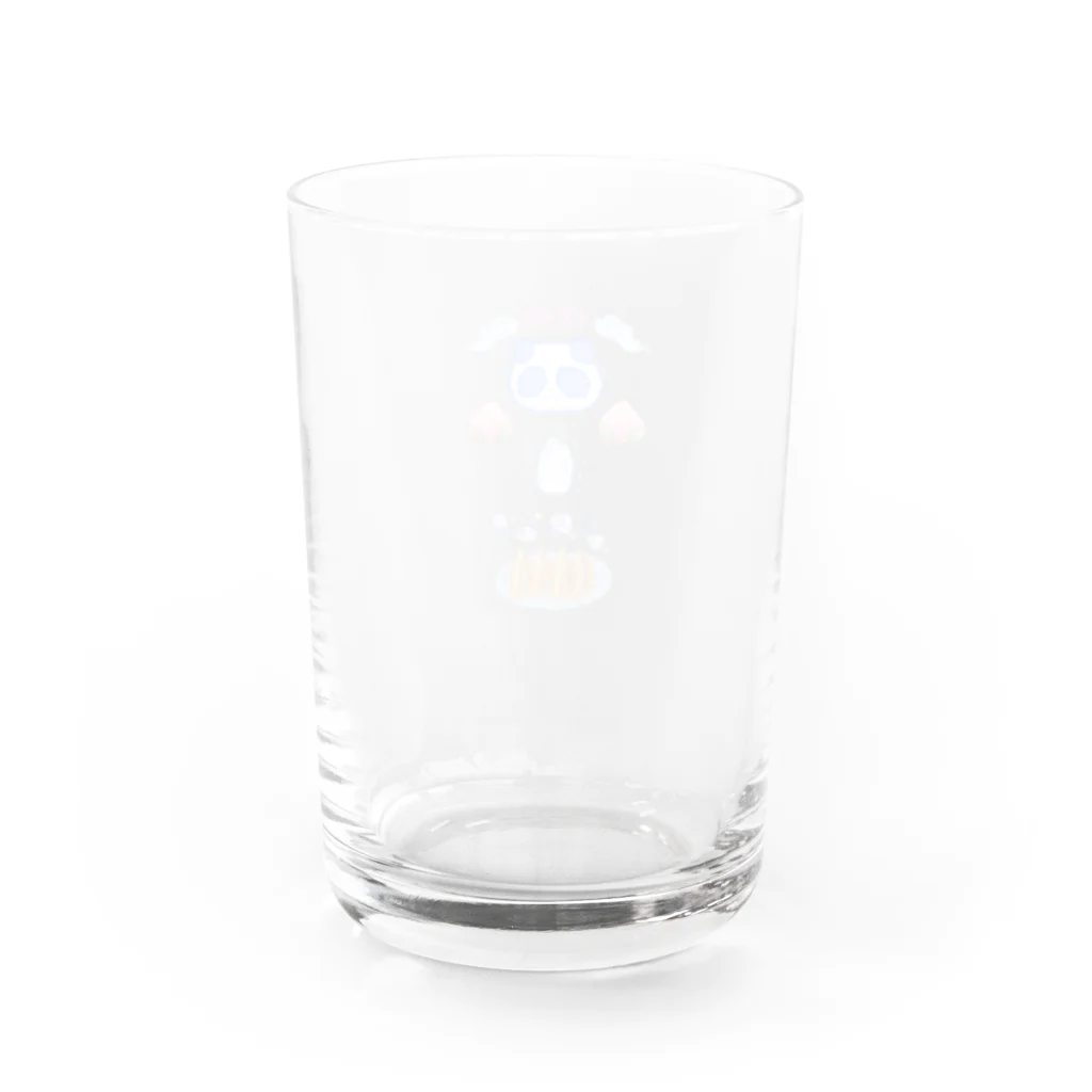 シュウマイのバニラ味の餃子定食パンダ🥟 Water Glass :back