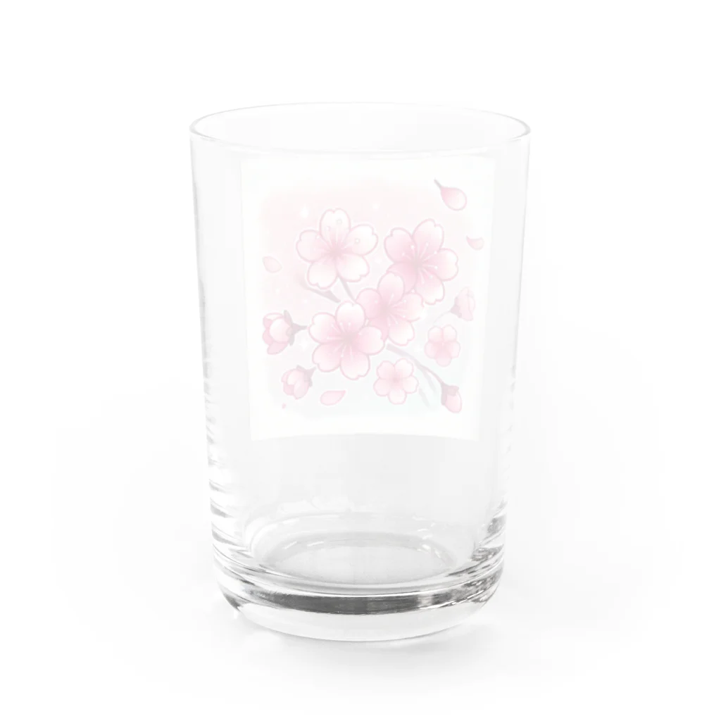smile55の春の訪れと煌桜 Water Glass :back