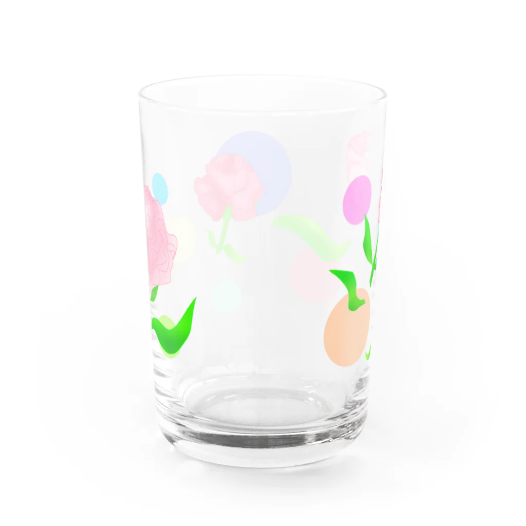 Lily bird（リリーバード）のカーネーションと水玉模様 Water Glass :back
