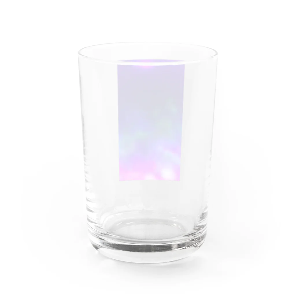 P→ONのむらさきうねうね Water Glass :back