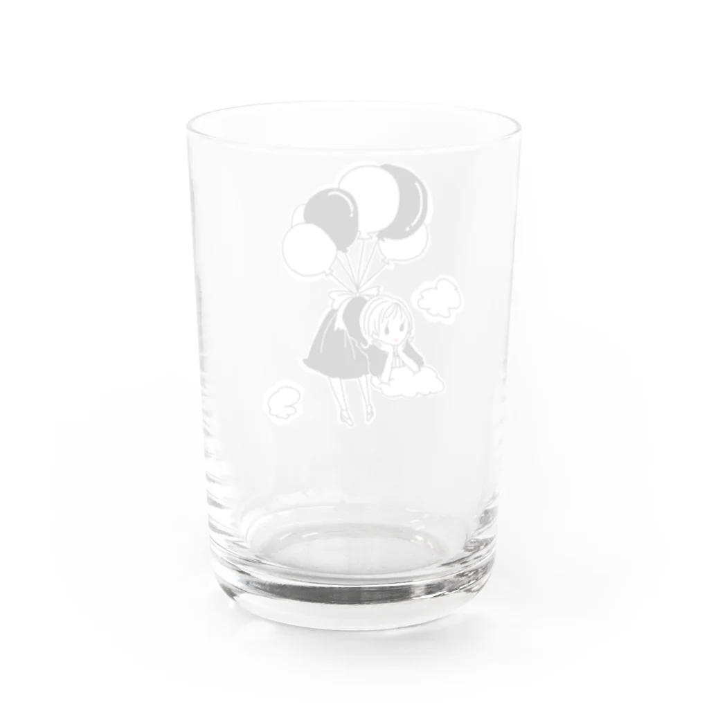 toripenの浮いてる女の子 Water Glass :back