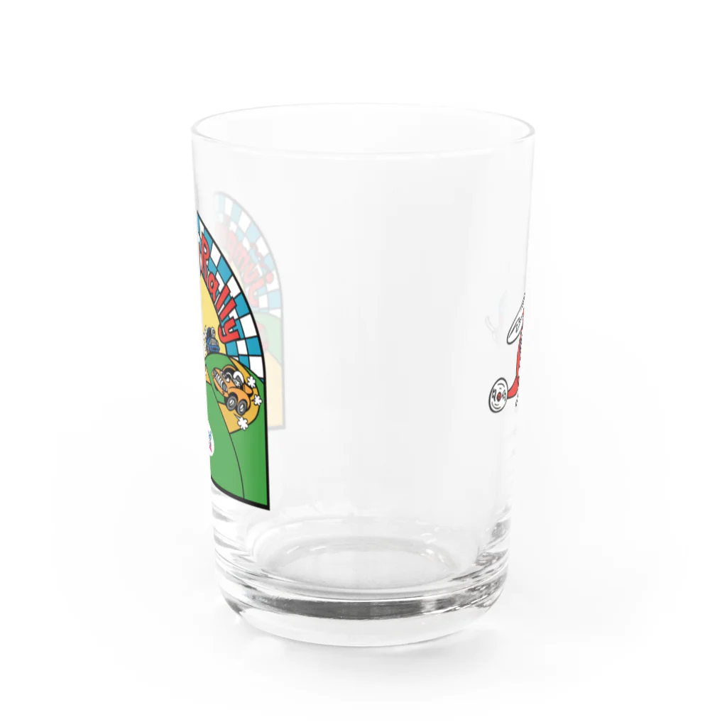 FrogPort（フロッグポート）のこまや ジャンピングラリー サイドアート Water Glass :back