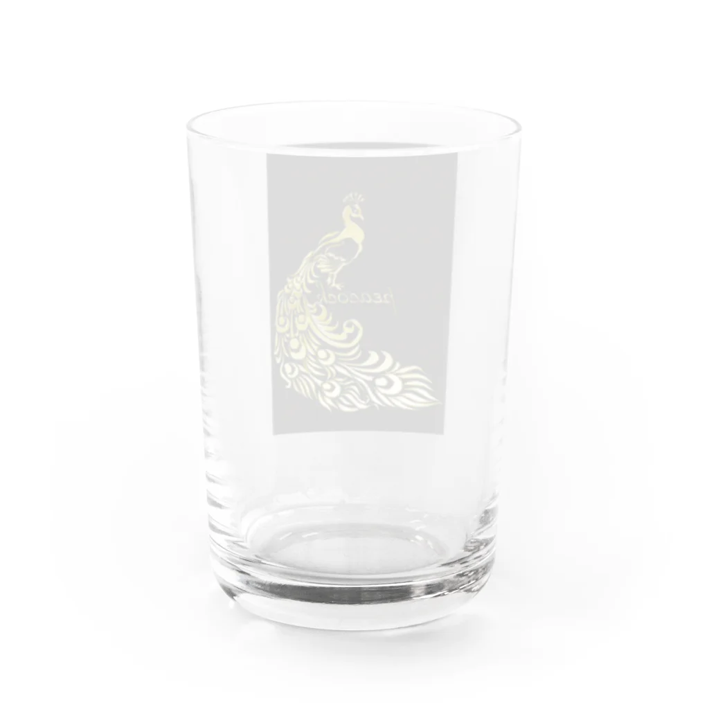 Ａ’ｚｗｏｒｋＳの黄金孔雀 Water Glass :back