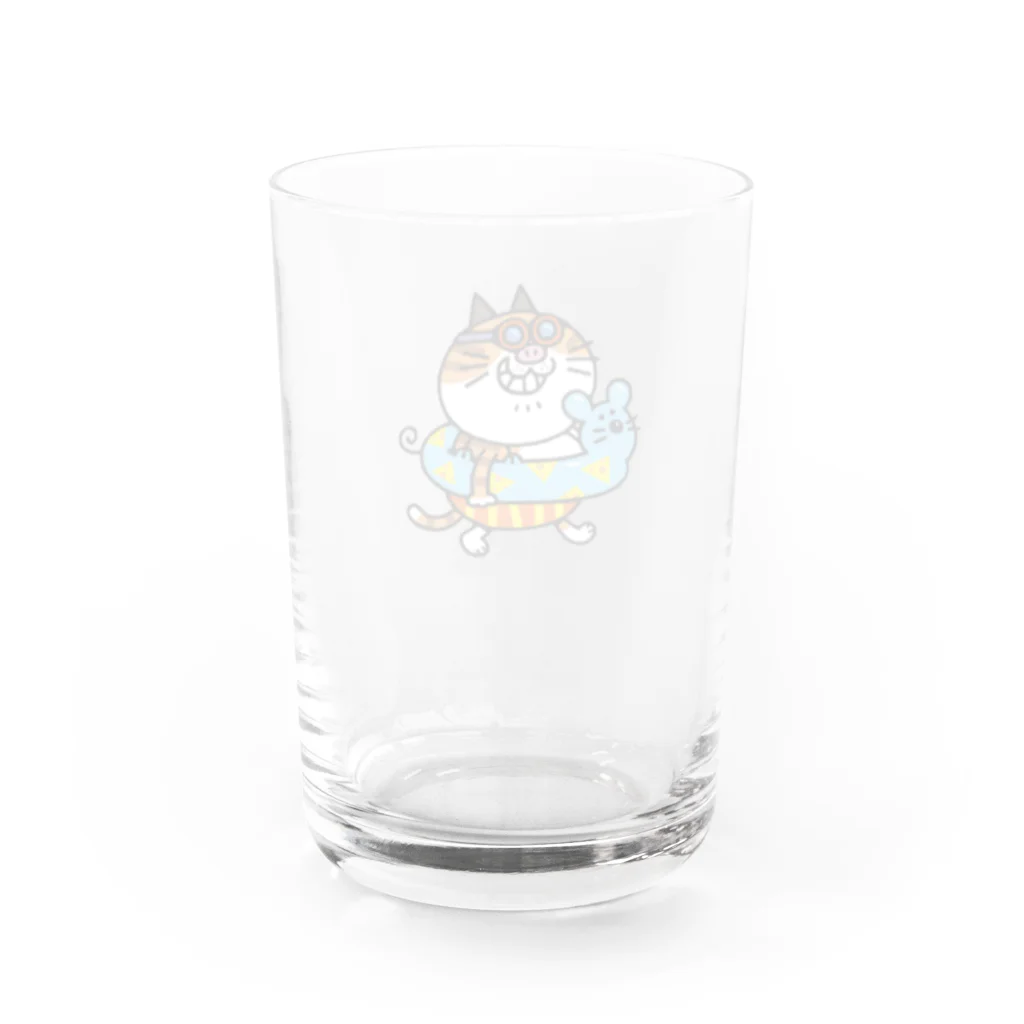 P-TOSHIのブッチャーの夏休み Water Glass :back