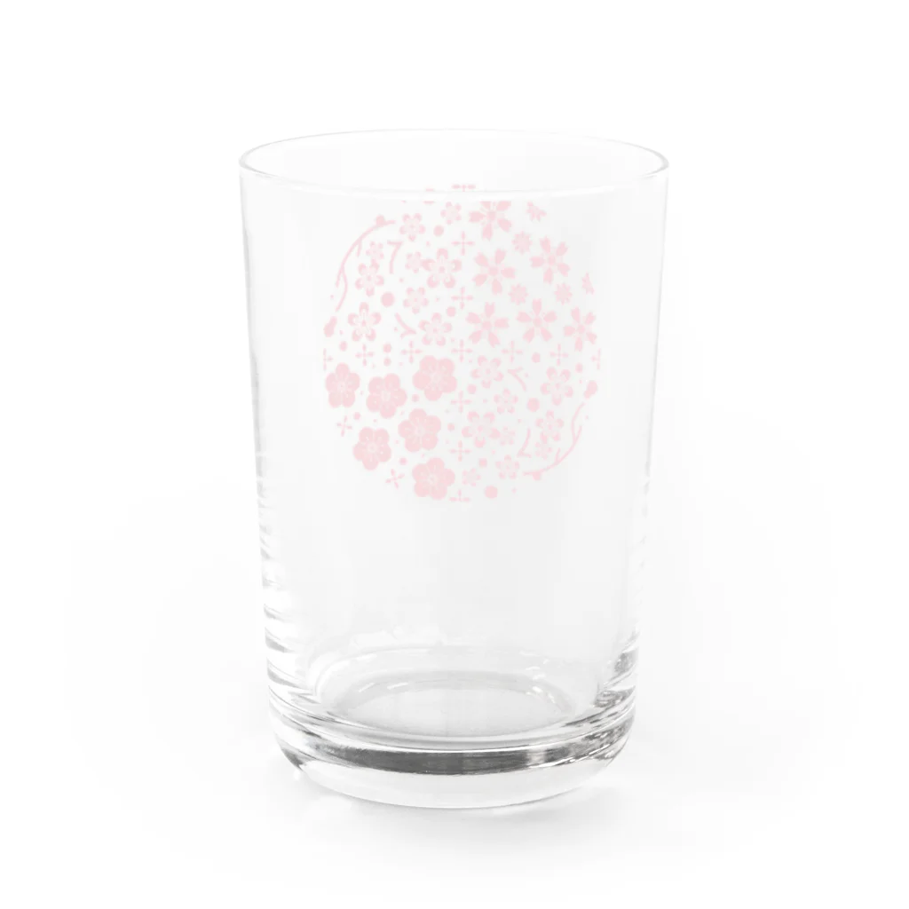 ジャパニーズスタンダードの華丸・桜と梅 Water Glass :back