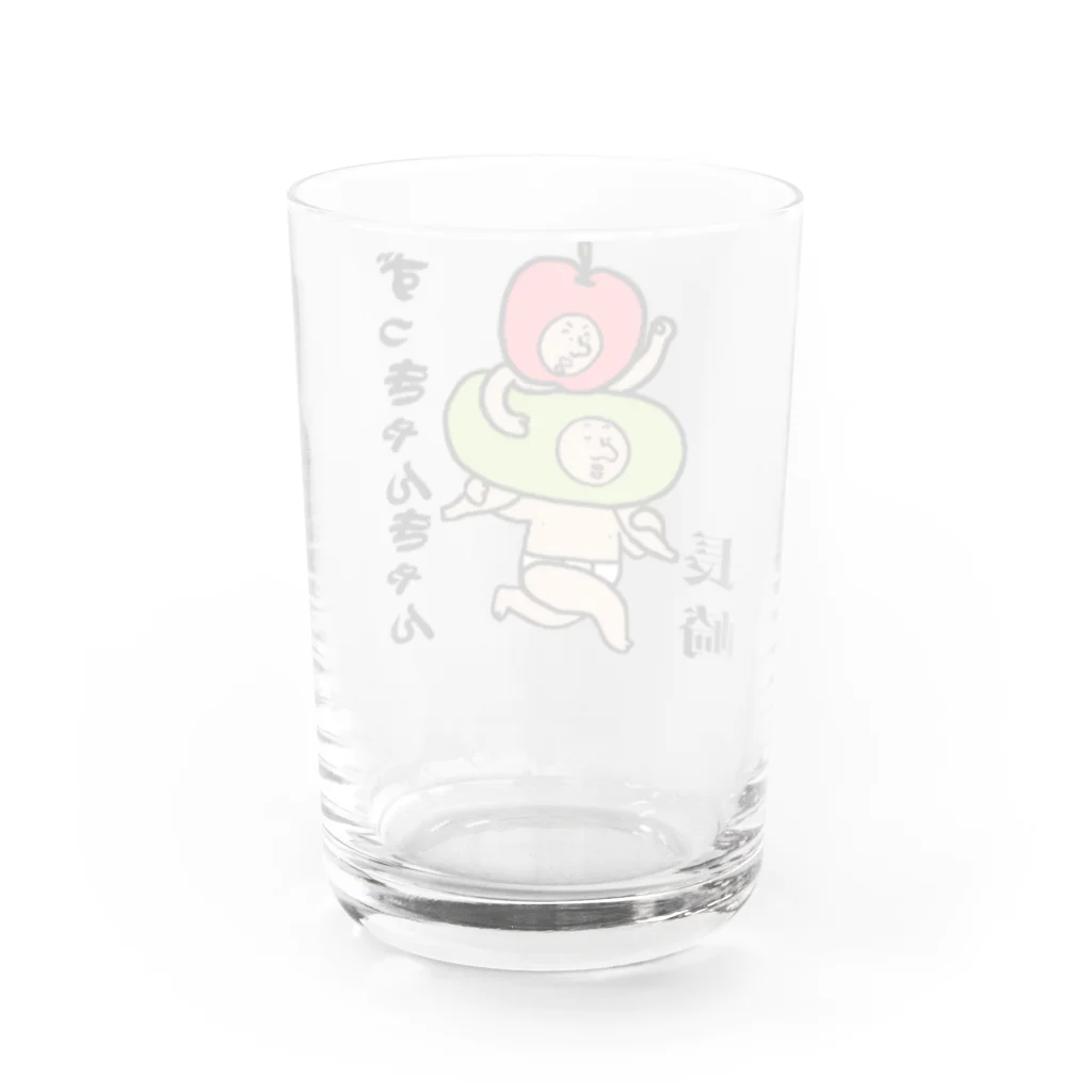 【Yuwiiの店】ゆぅぅぃーの長崎方便グッズ Water Glass :back