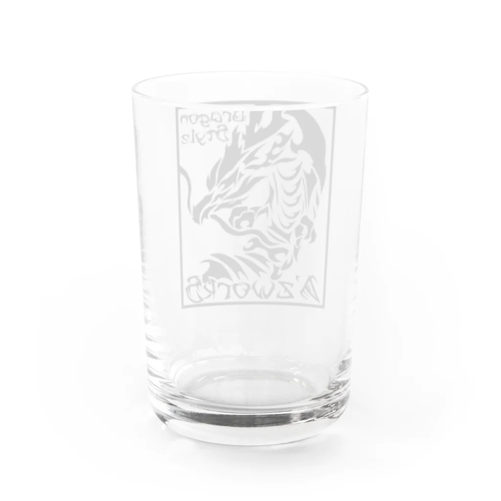 Ａ’ｚｗｏｒｋＳの黒龍 Water Glass :back
