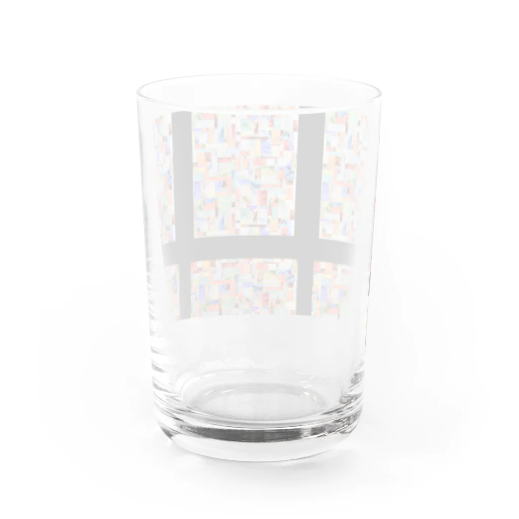 拙郎のステンドグラス Water Glass :back