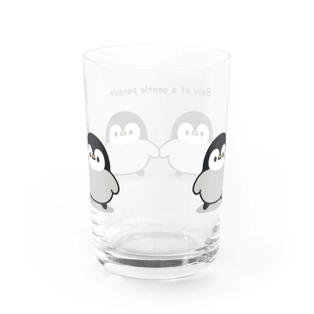 DECORの心くばりペンギン / なかよしver. Water Glass :back