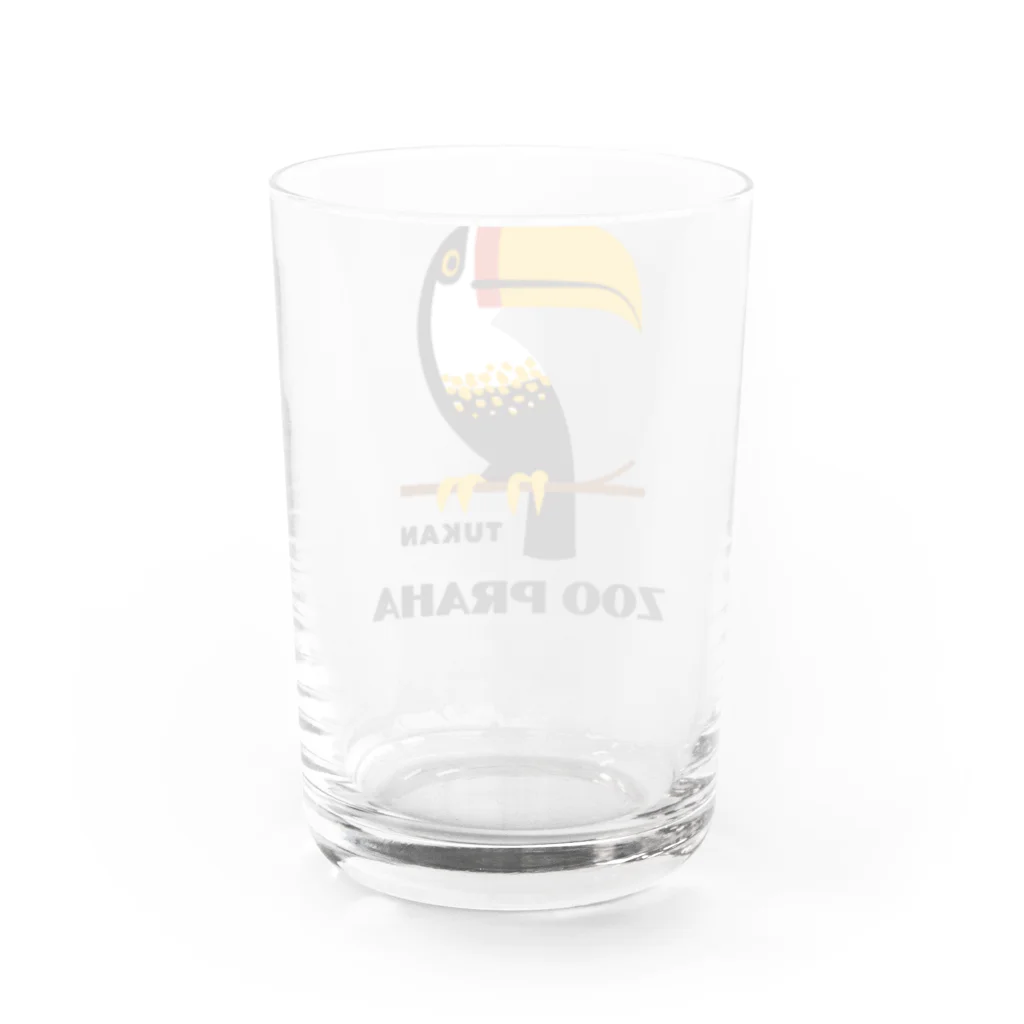 Bunny Robber GRPCのTUKAN_ZOO PRAHA Water Glass :back