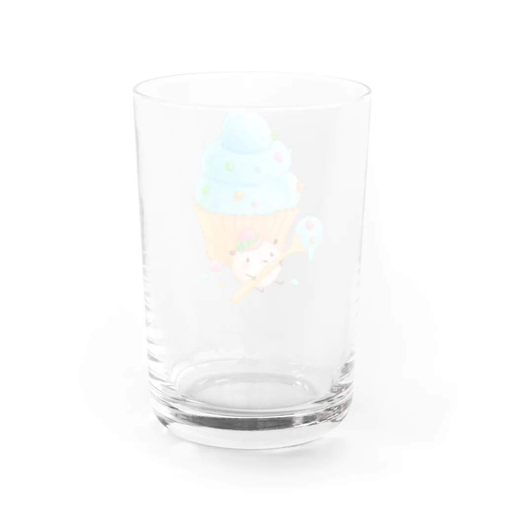 pocoehonのポコポコカップケーキ Water Glass :back