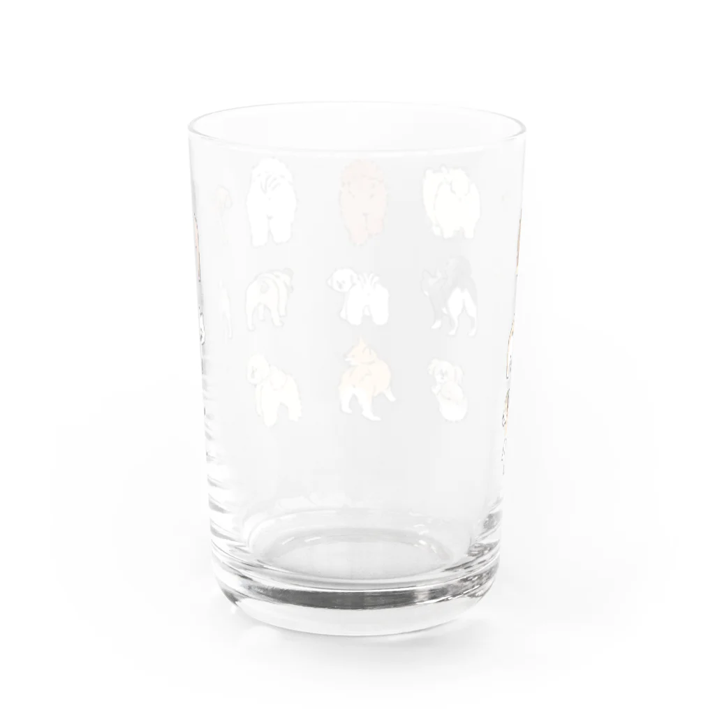 じゅんのいぬのおしり Water Glass :back