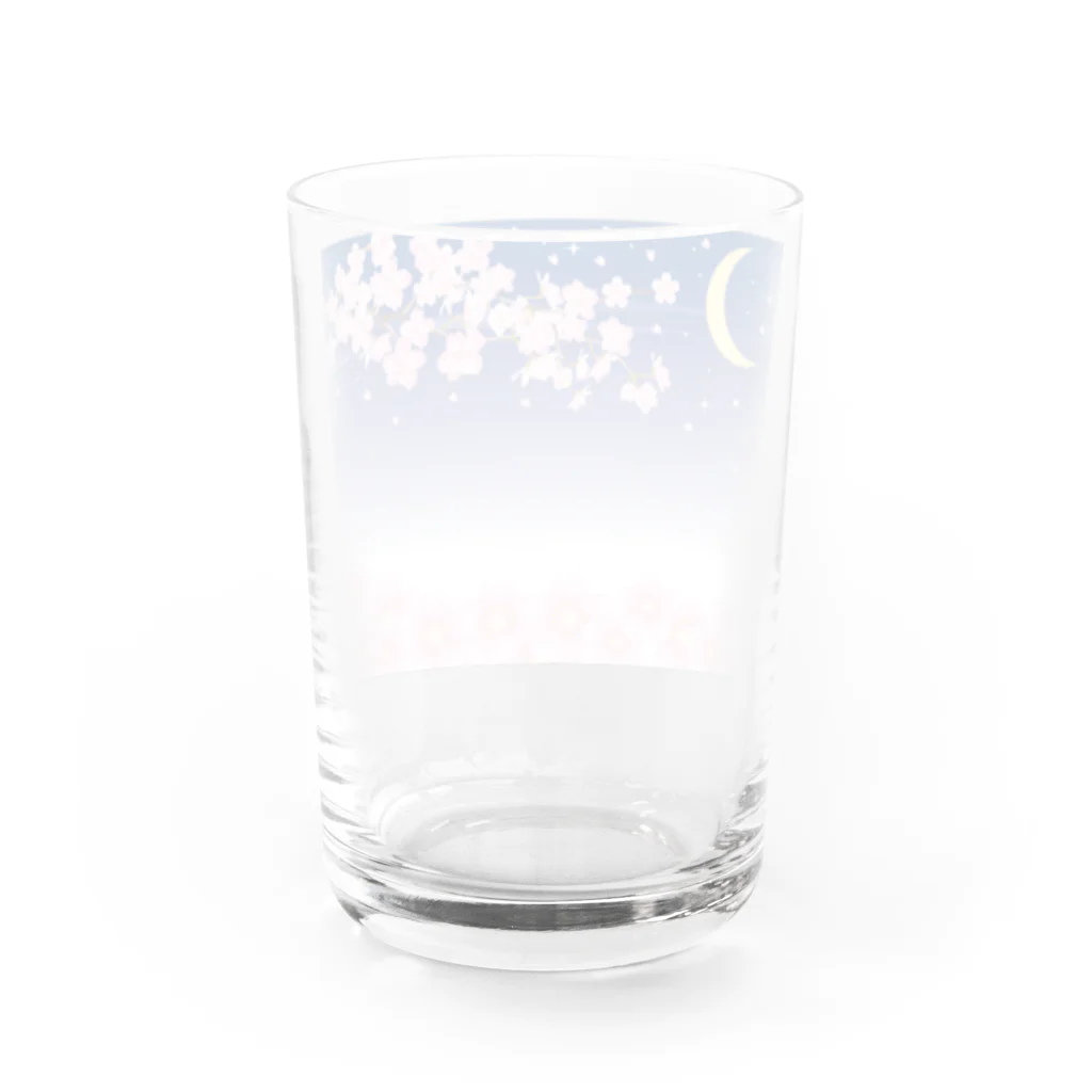 わたのはらの春の夜の Water Glass :back