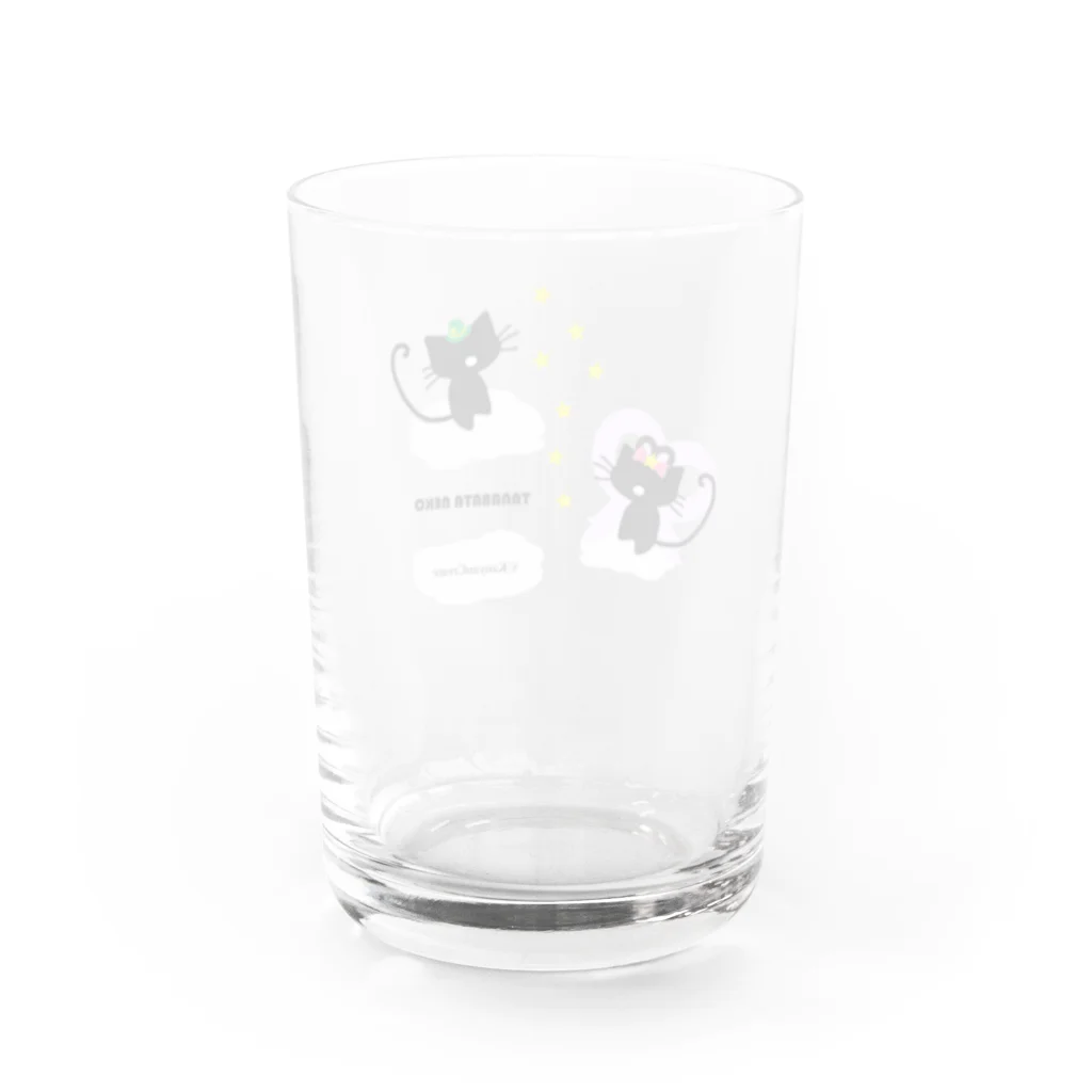 かにゃんクリエイトの七夕猫 Water Glass :back