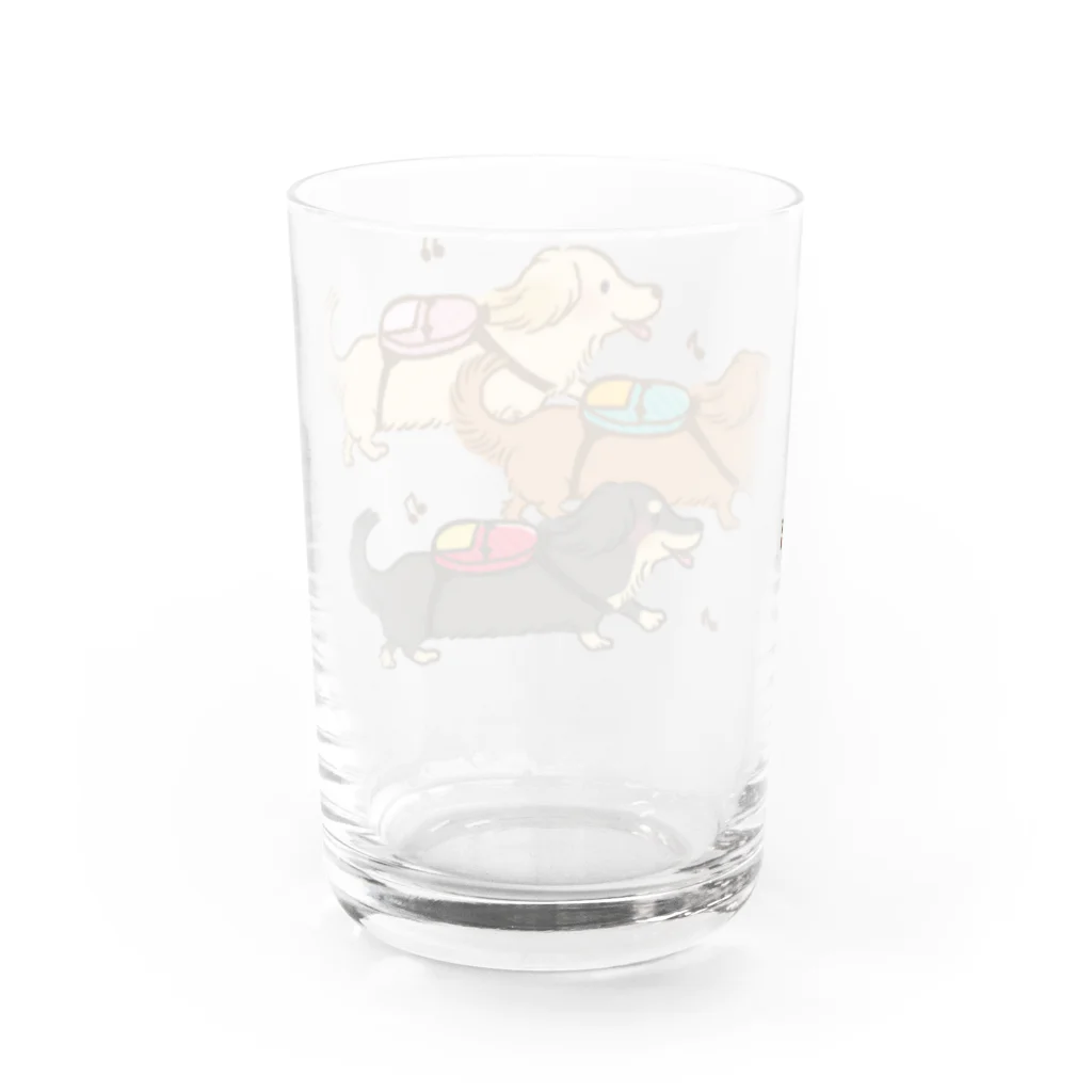 くろさわゆいのおでかけダックス Water Glass :back