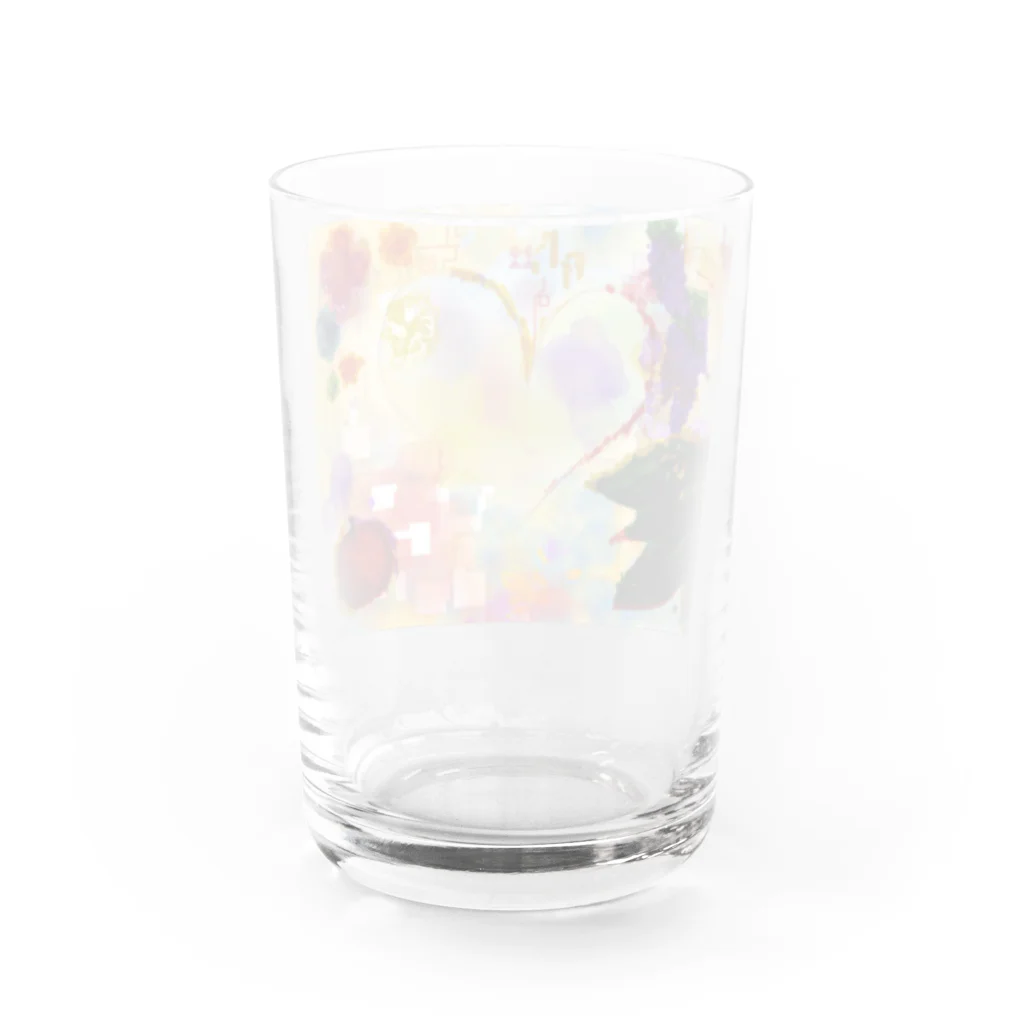 St.SKのClear Heart Water Glass :back