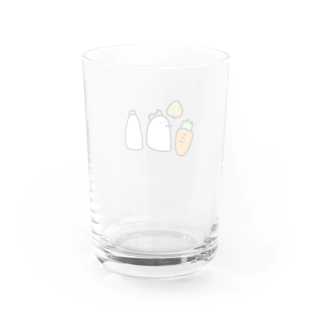 青魚クール便のなかよしこっこ  Water Glass :back