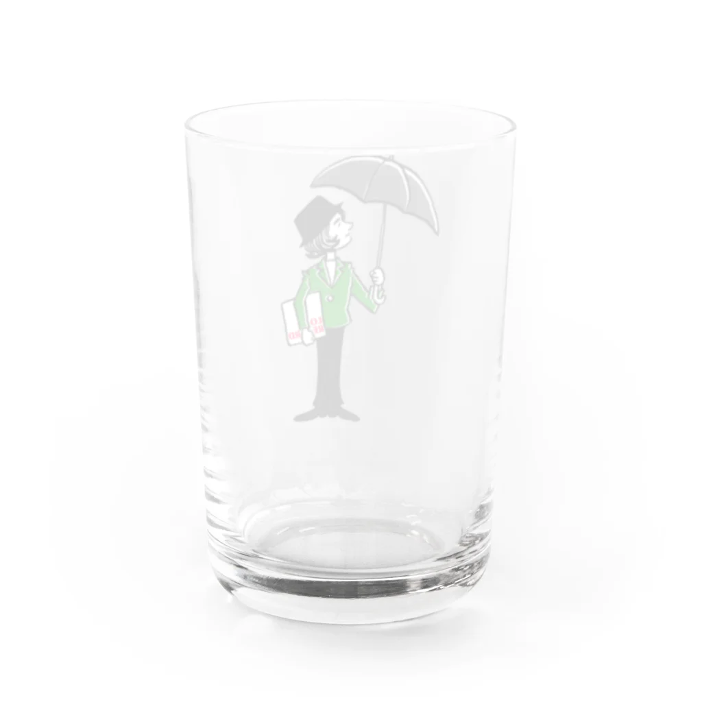 キクヤのふうさんさんぽ雨上がり Water Glass :back