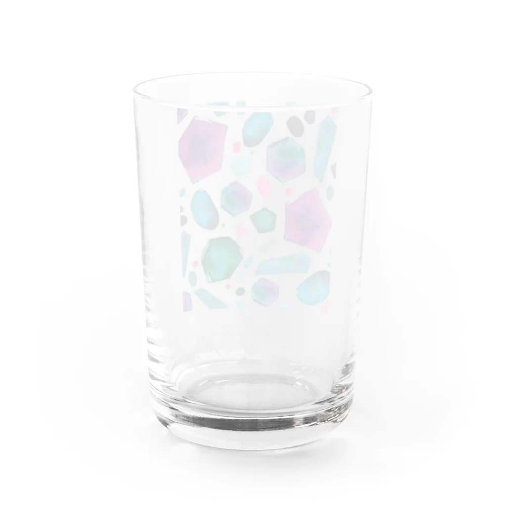 hugging love ＋《ハギング ラブ プラス》のcolour crystal Water Glass :back