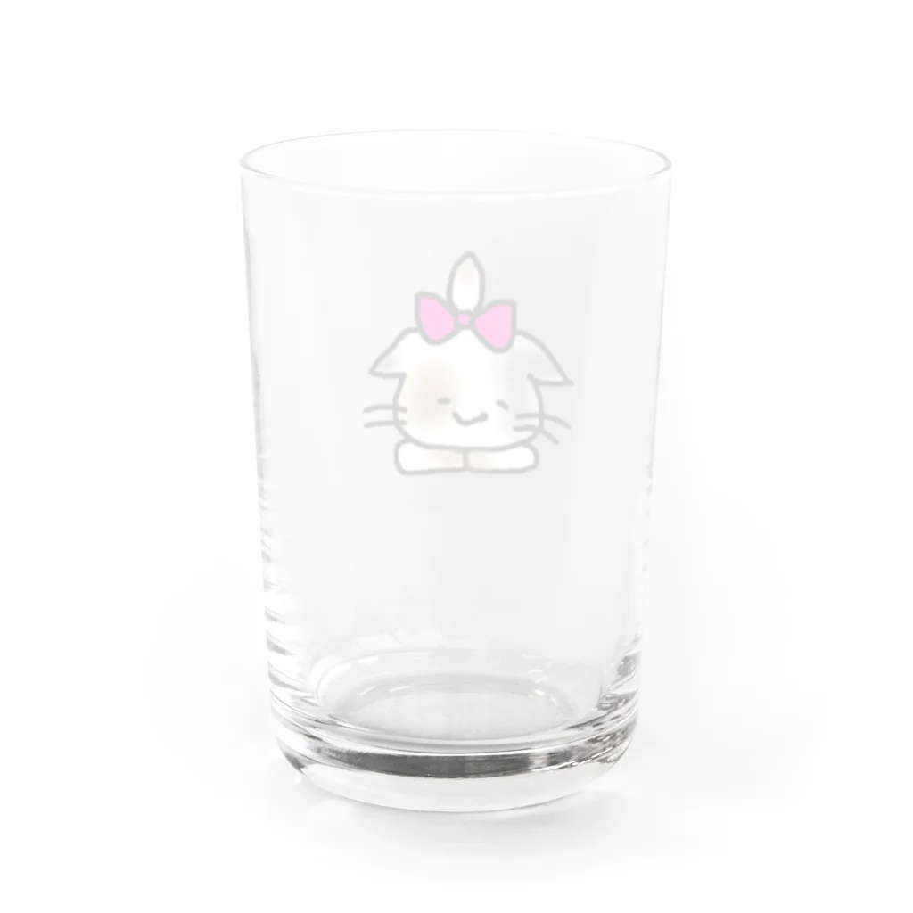 おもち屋さんのまだかなねこ Water Glass :back