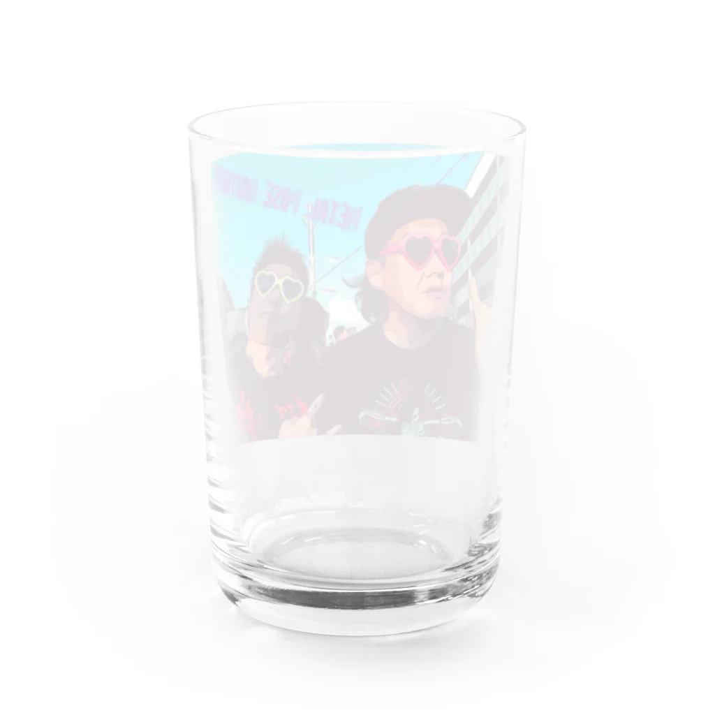 toshie19724745のメタルポーズ強要会 Water Glass :back