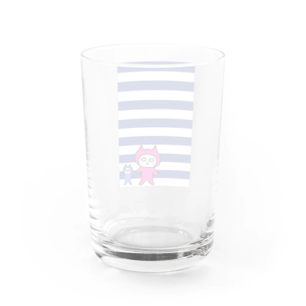 ひよこのおみせのミルン＆ケルン マリン Water Glass :back