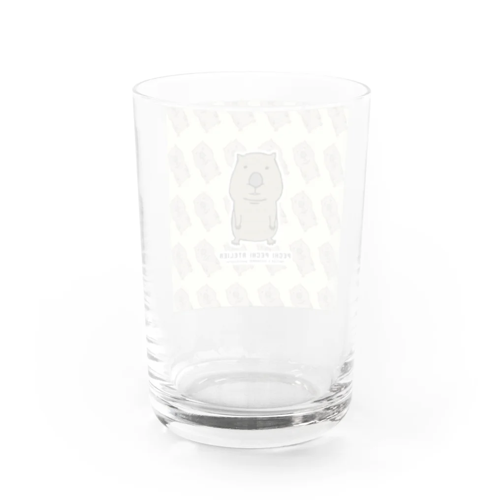 ぺちぺち工房 Pechi Pechi Atelierのうぉんばっとがいっぱい Water Glass :back