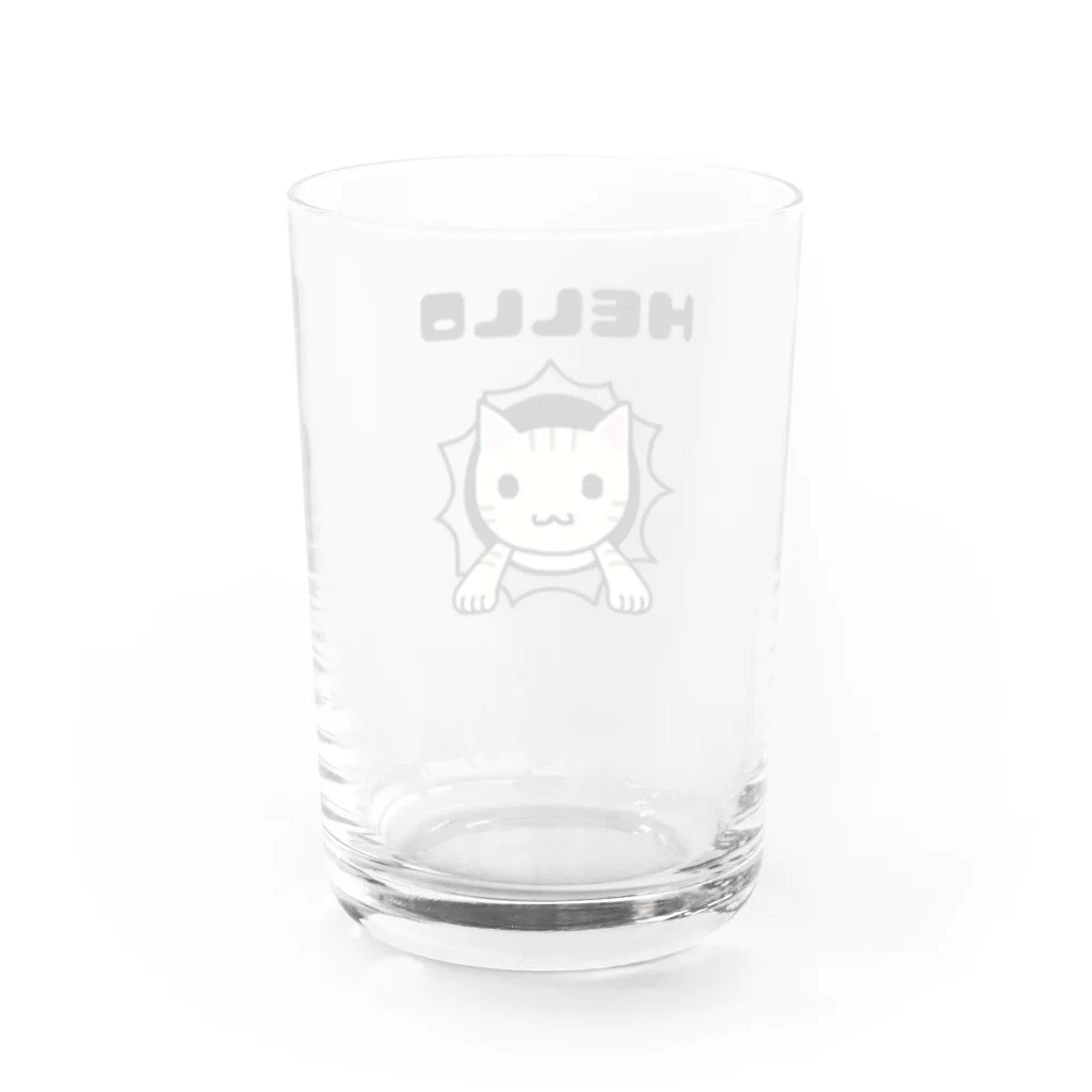 すとろべりーガムFactoryの唐突に猫 Water Glass :back