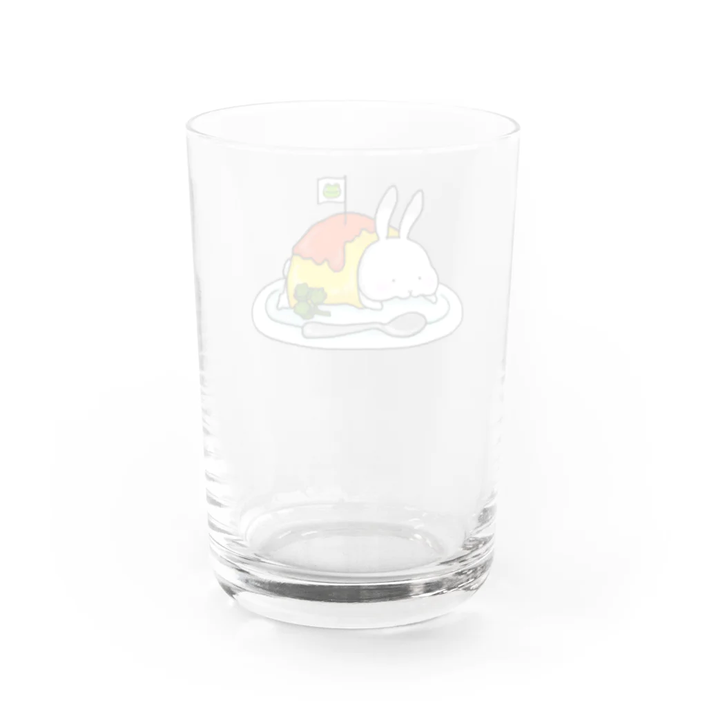 KEROSISのうさメルティ（オムライス） Water Glass :back