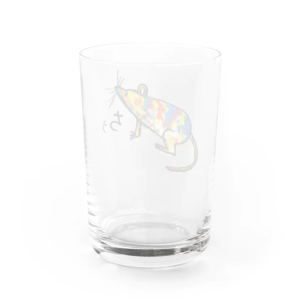 もぐらさんのちぅ Water Glass :back