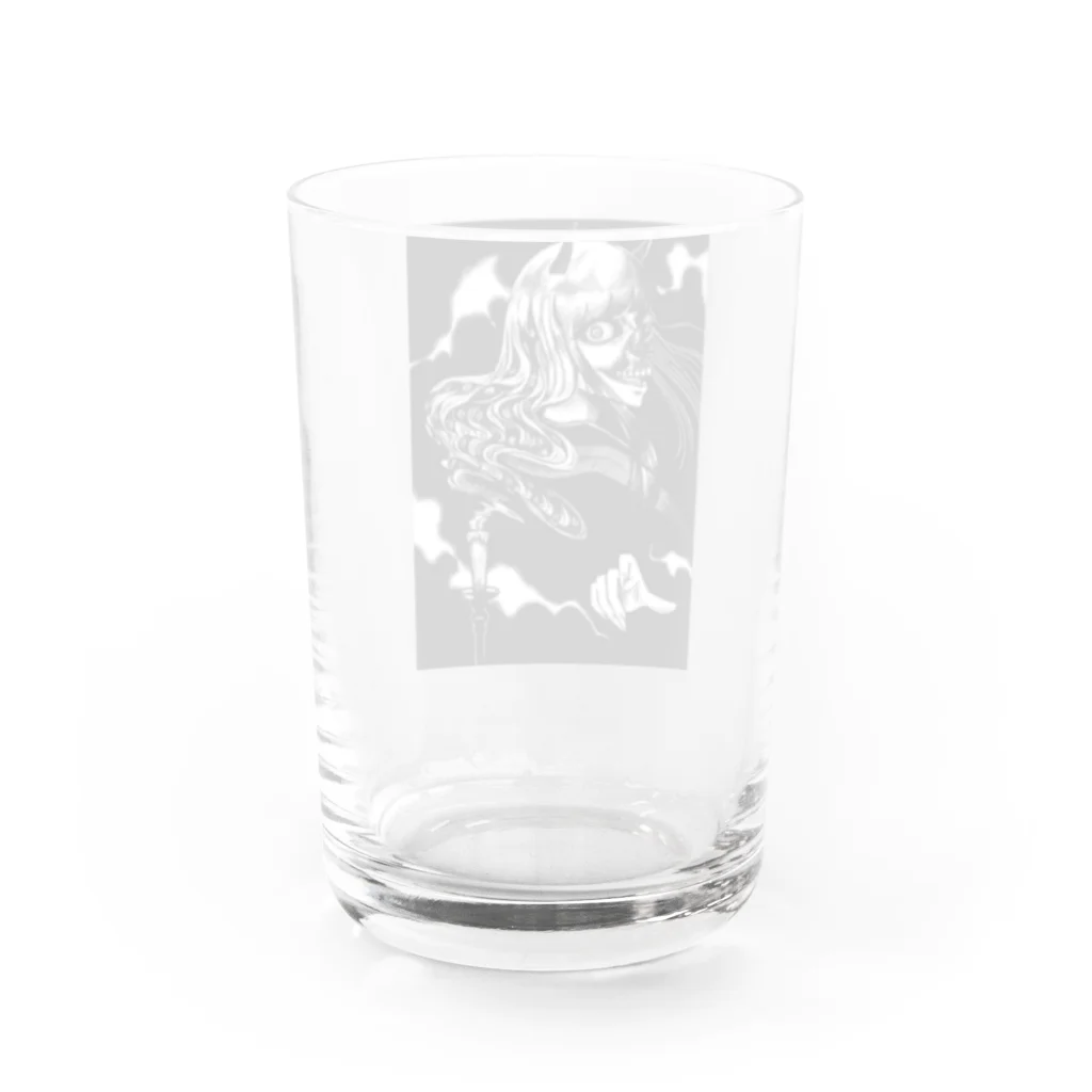 あかいろちゃんねるの鬼女と蝋燭 Water Glass :back