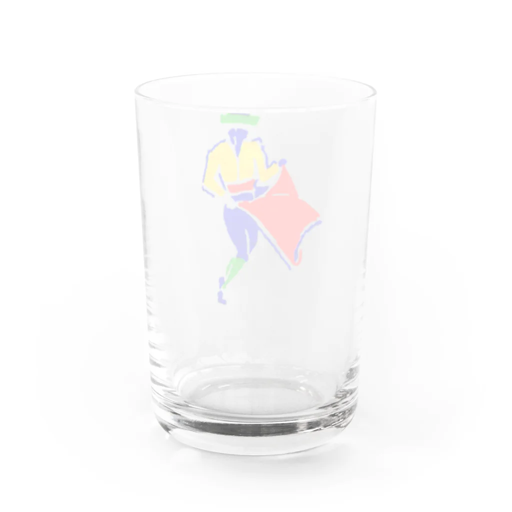 フラミンゴ洋裁店の闘牛士 Water Glass :back