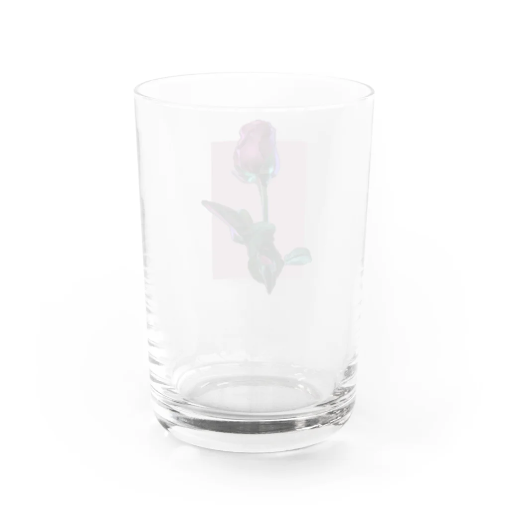 かすみ草のFlower-R Water Glass :back