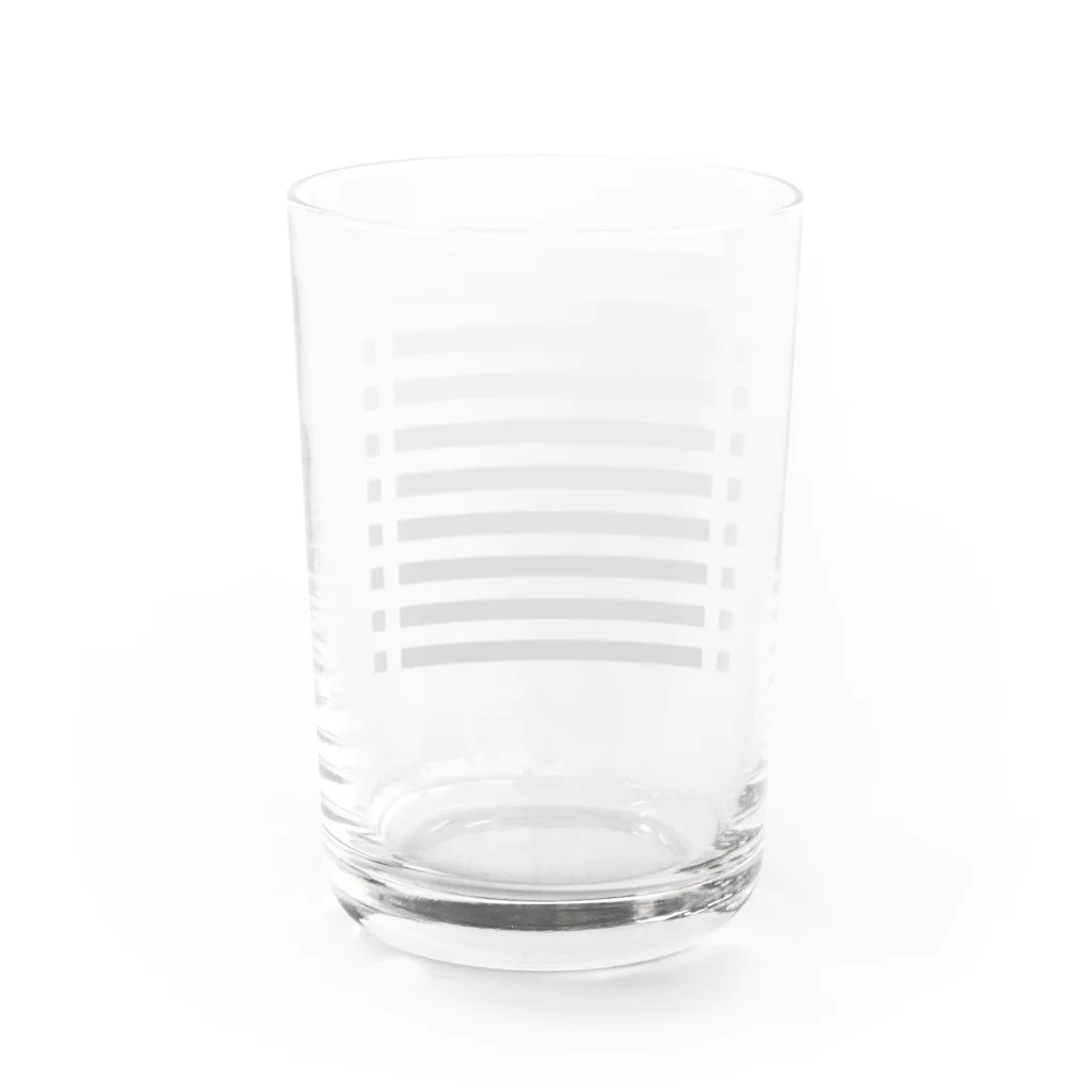 cooLunaのcolor bar - monochrome - Water Glass :back