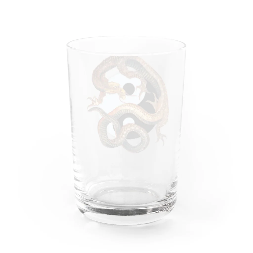 R.MUTT2024のタオ北斎龍 Water Glass :back