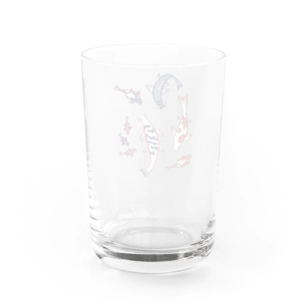 IZANAMI by Akane Yabushitaの【日本レトロ#12】鯉  Water Glass :back