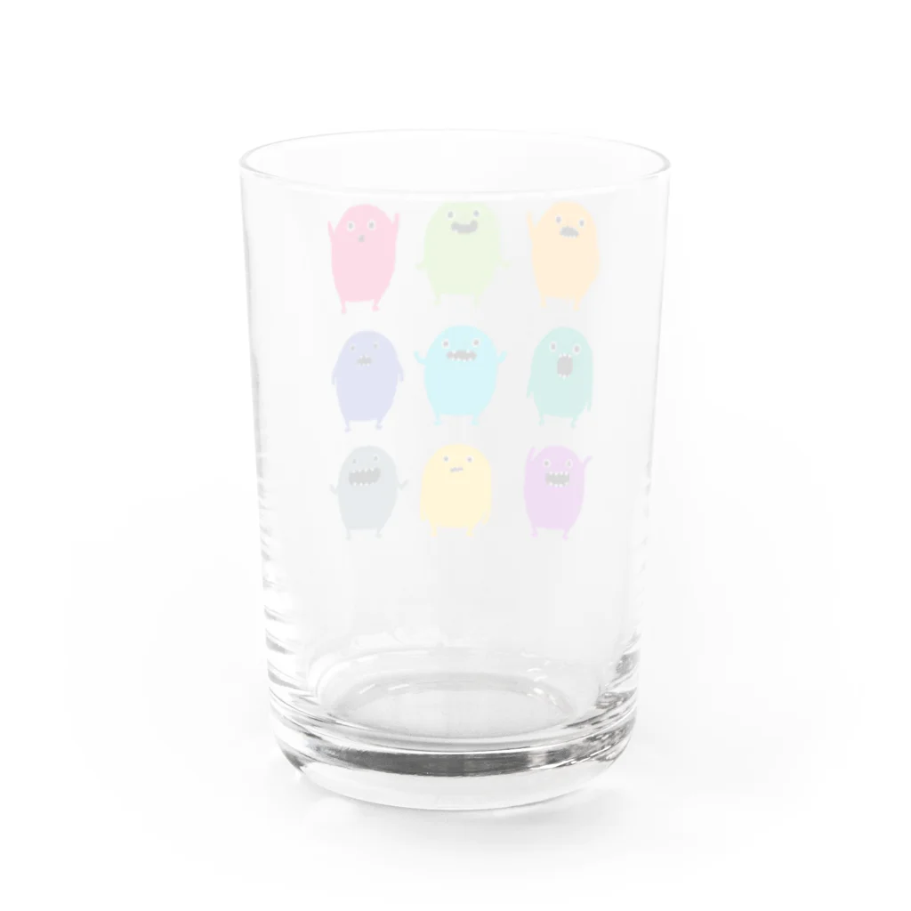 liliumのカラフルモンスター Water Glass :back