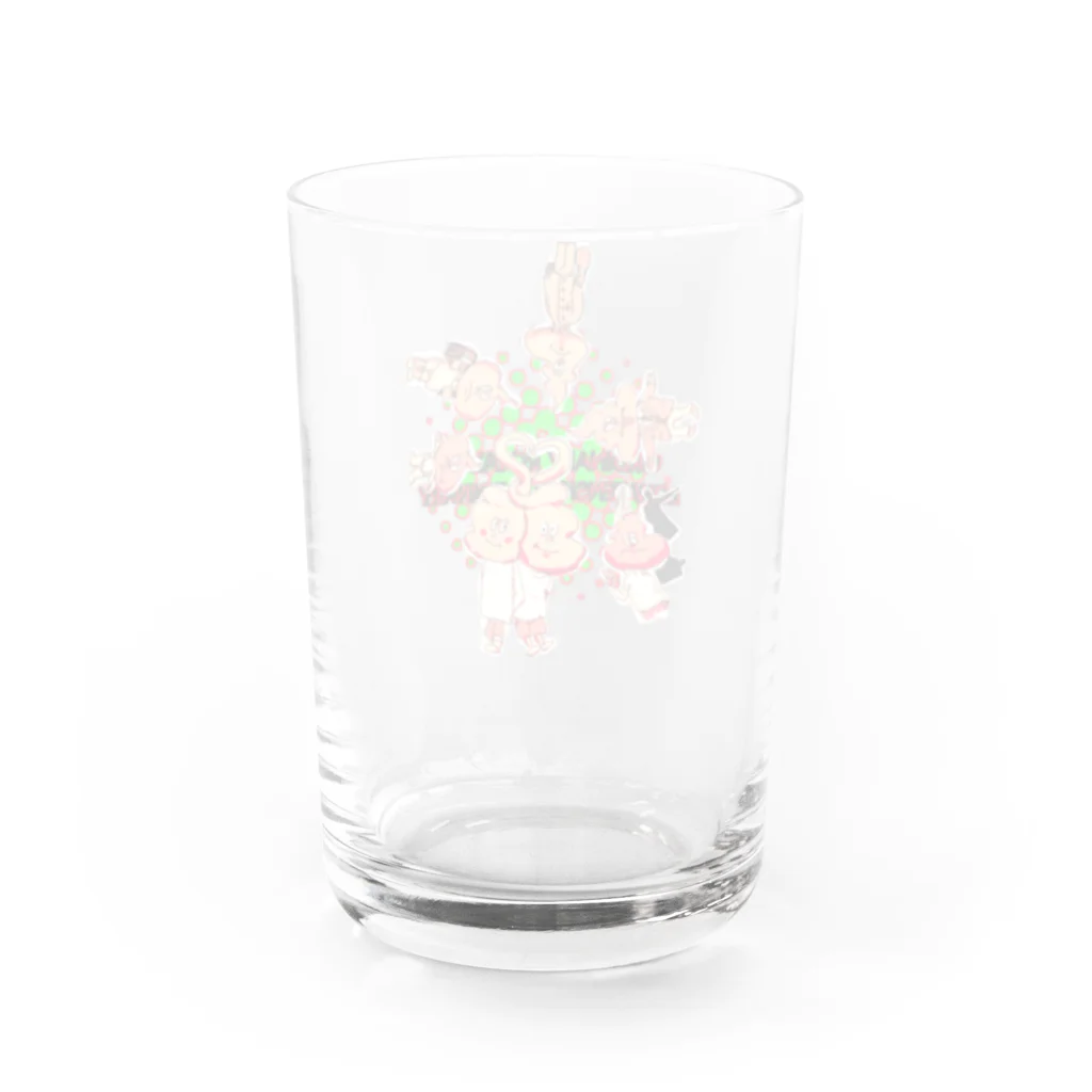 脳味噌晃のお店の糞T Water Glass :back