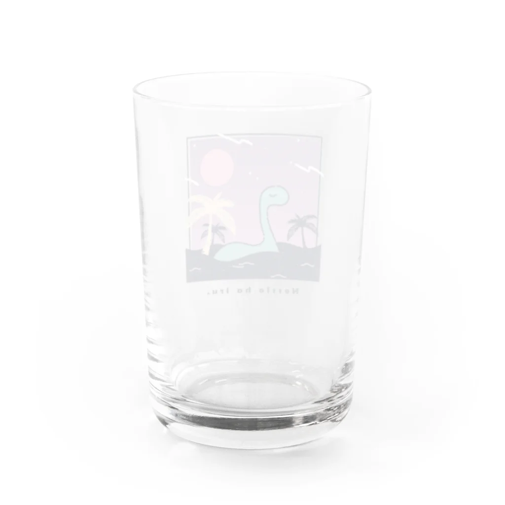 meroruのネッシーはいる。 Water Glass :back