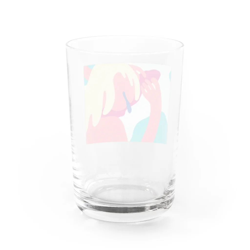 種まき屋のスリット Water Glass :back