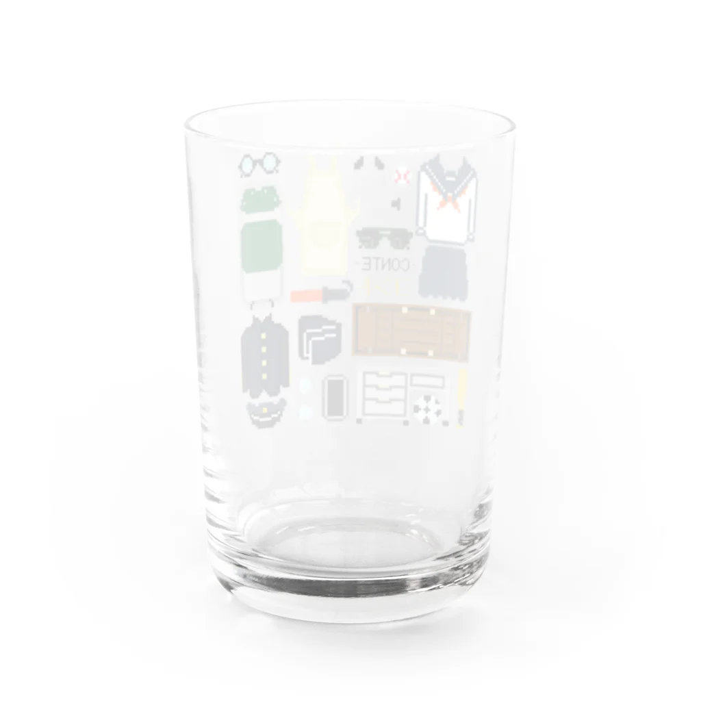 蛇口〆太のお店のコントの小道具 Water Glass :back