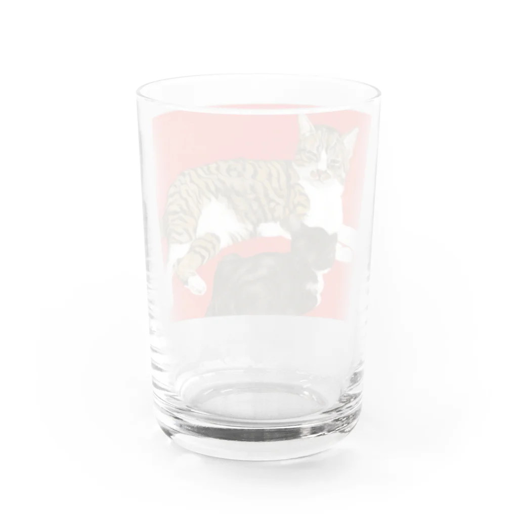 樽猫堂  安部円子の「まること小さいはな」 Water Glass :back