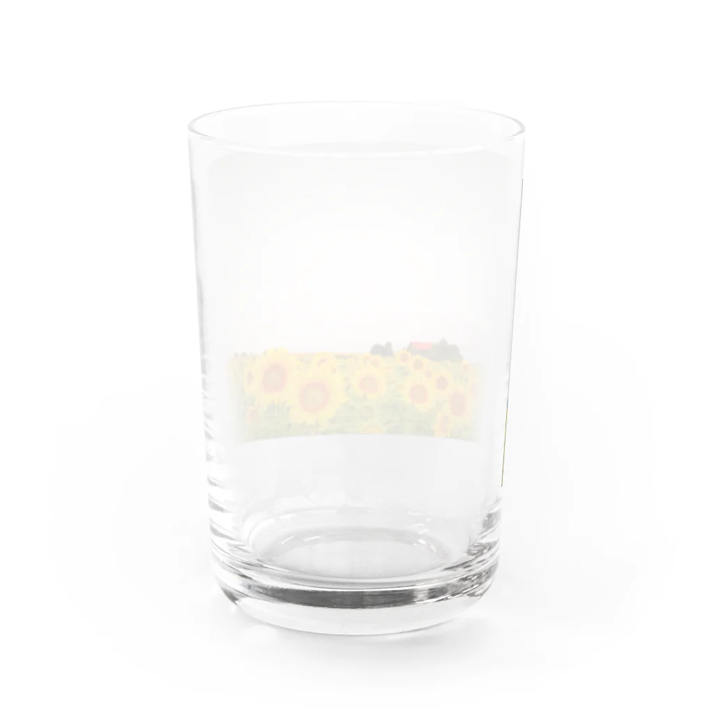 namonaki_hituziのひまわり Water Glass :back