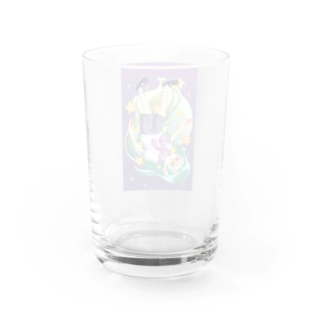 Cocohashop*の月に帰れぬ Water Glass :back