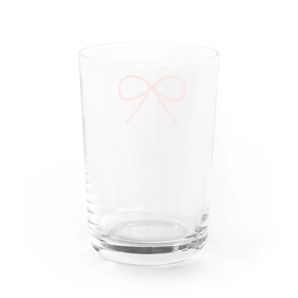  NiNoの紐 Water Glass :back