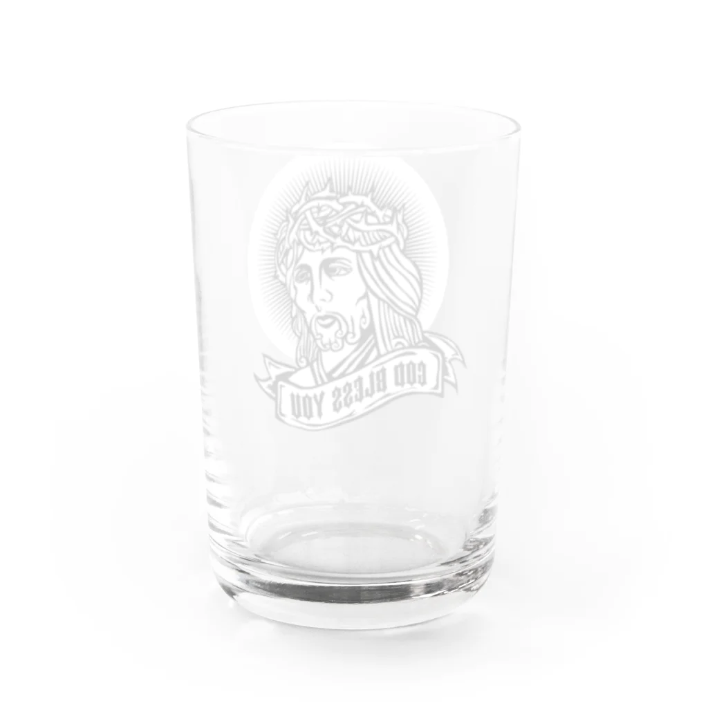 提供 tshopのGOD BLESS YOU Water Glass :back